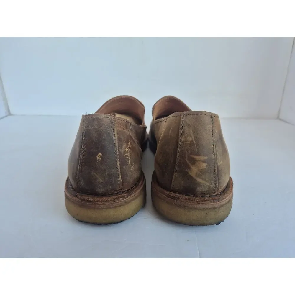 Men Astorflex Patnoflex Travel Loafers Tan Leather Slip On Shoes Italy 12